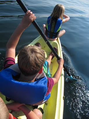 kayaking big rideau lake