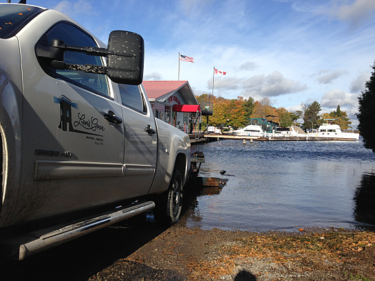 boat ramp at Len's Cove